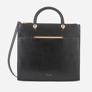 Ted Baker Black Maureen Tote with Gold hardware Versatile